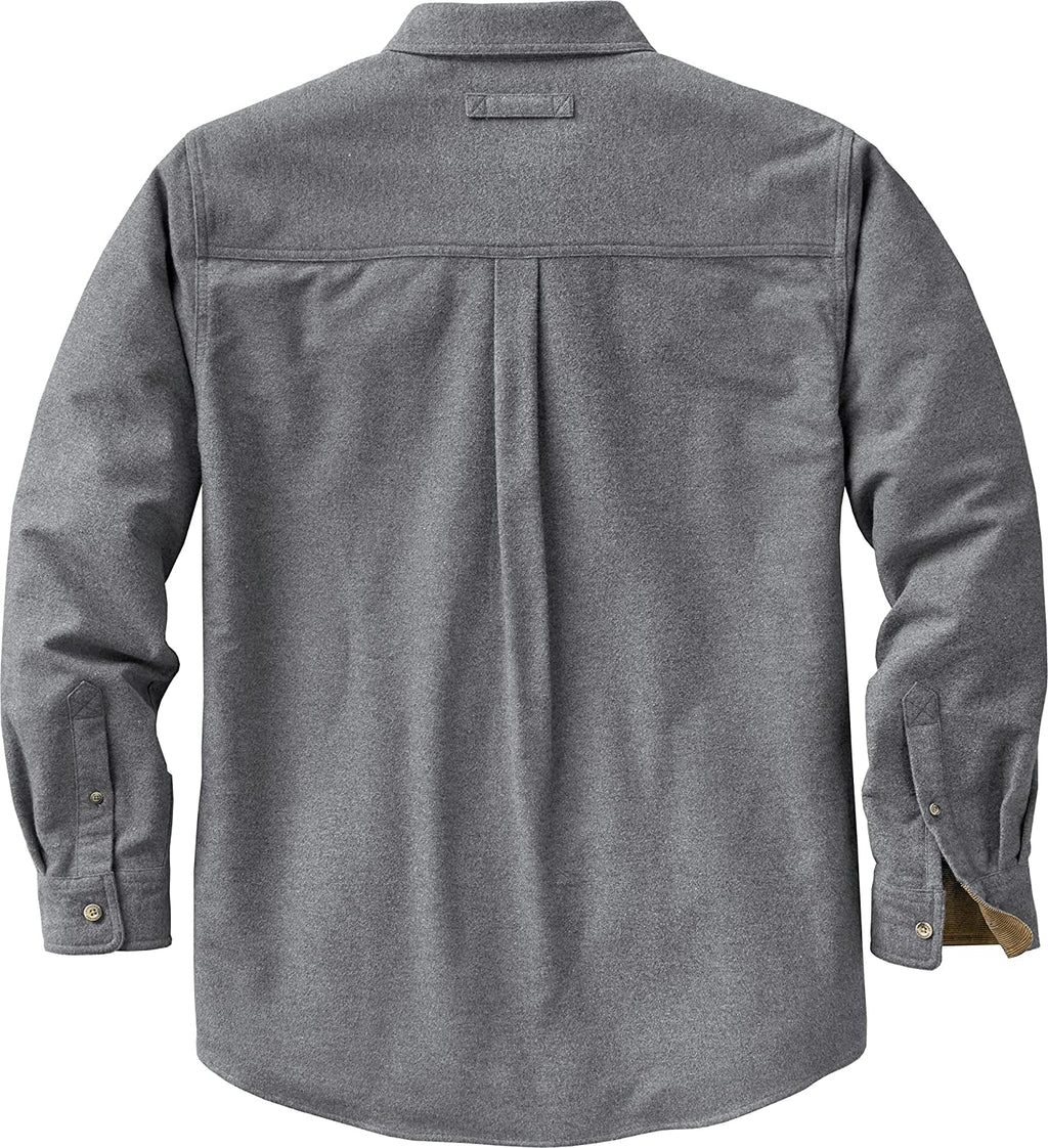 Men'S Flannel Shirt Long Sleeve Button down 100% Cotton