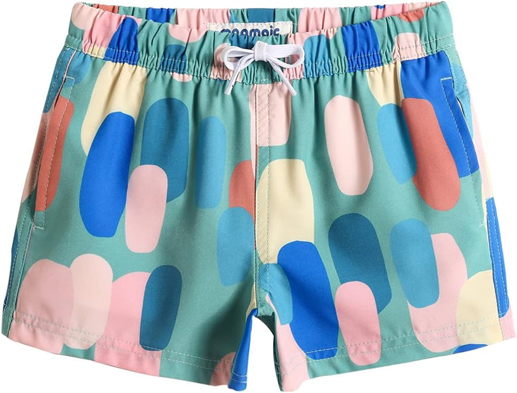 Boys Swim Trunks Stretch Quick Dry Swim Shorts Kids Bathing Suits Toddler Boy Swimsuit Swimwear