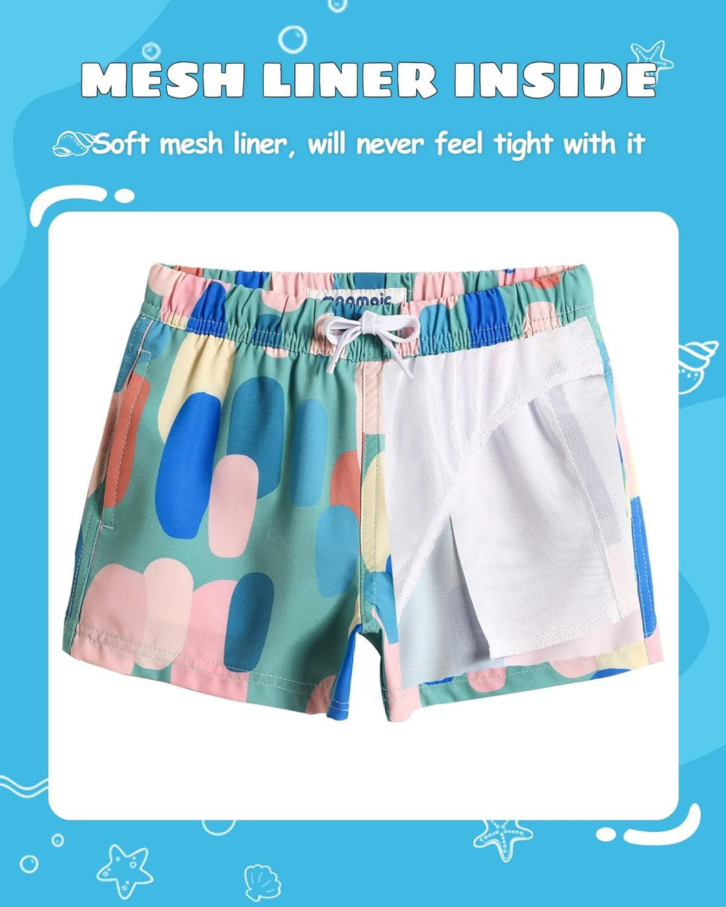 Boys Swim Trunks Stretch Quick Dry Swim Shorts Kids Bathing Suits Toddler Boy Swimsuit Swimwear - EdBryShaan