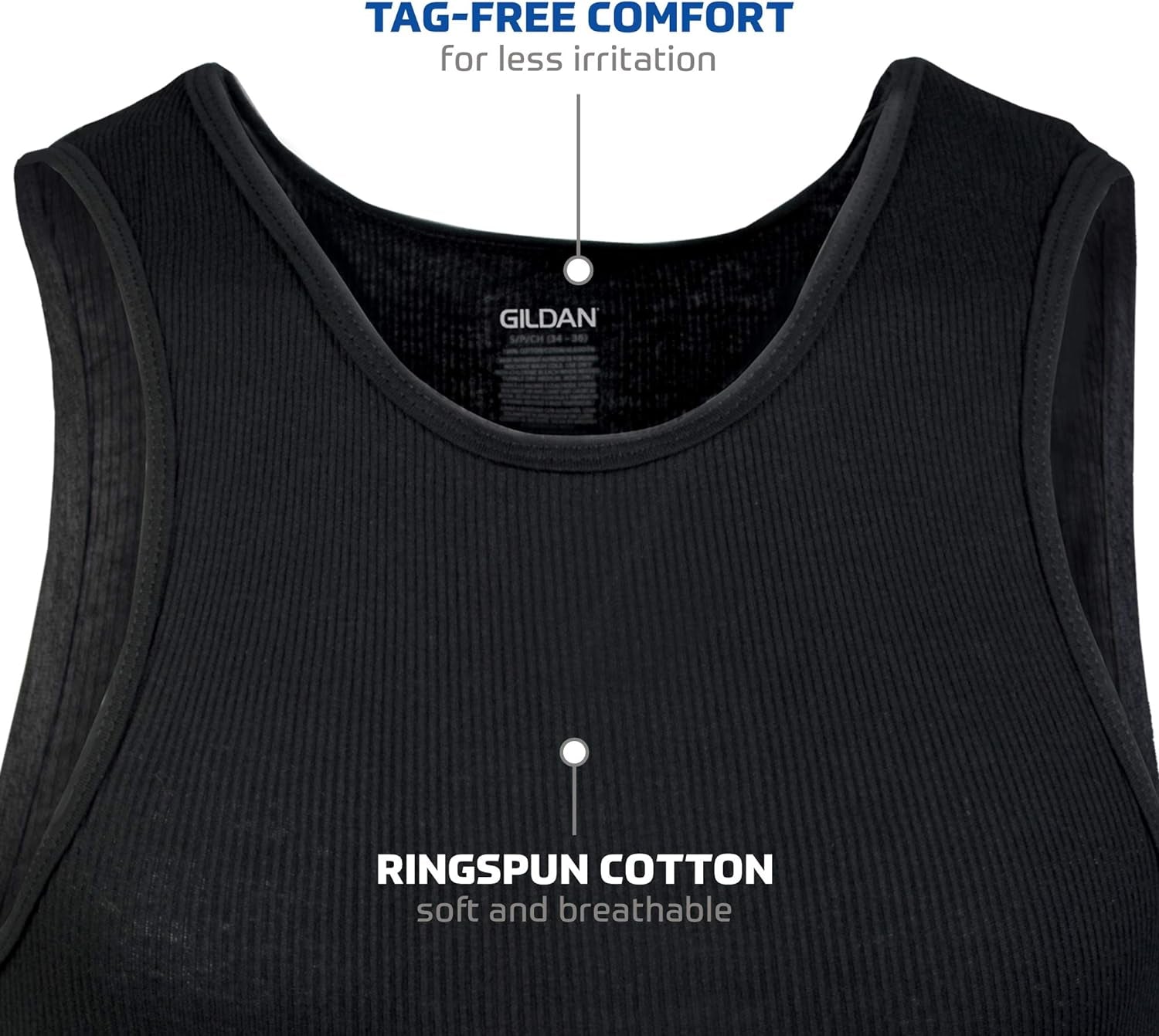 Men'S A - Shirt Tanks, Multipack, Style G1104 - EdBryShaan