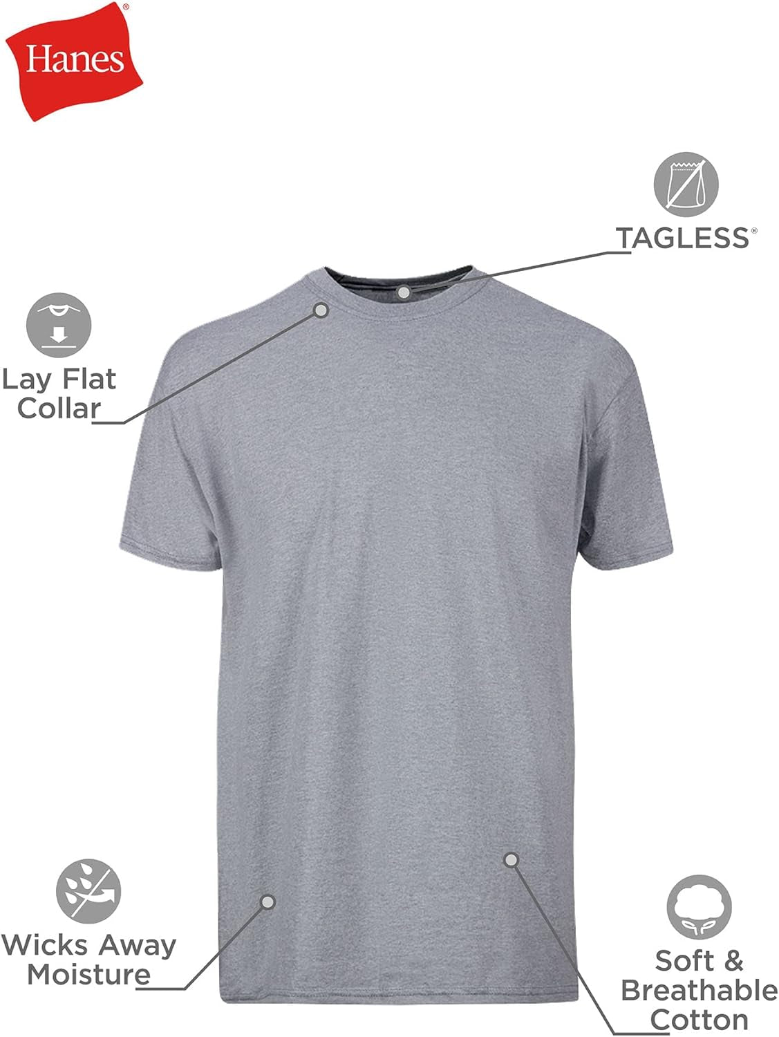 Packs, Stay - Tucked Soft Cotton, Best Undershirts for Men, White/Black/Asstd Multipacks - EdBryShaan