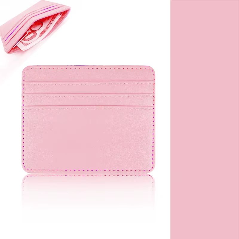 PU Leather ID Card Case - Slim Multi - Slot Holder for Bank/Credit Cards - EdBryShaan