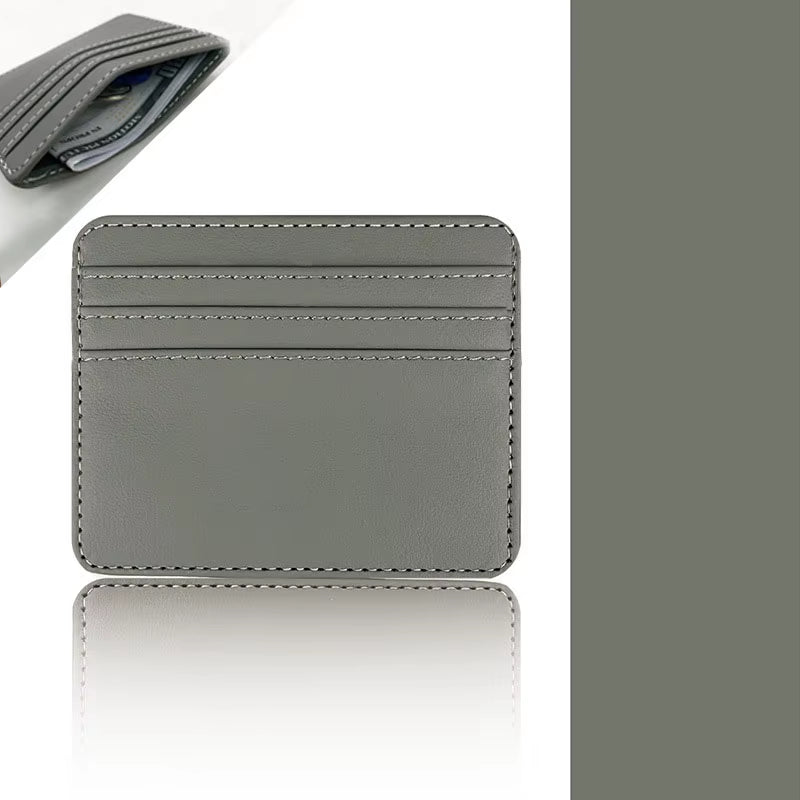 PU Leather ID Card Case - Slim Multi - Slot Holder for Bank/Credit Cards - EdBryShaan