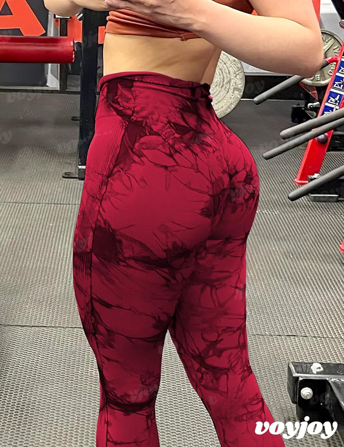 Seamless Leggings for Women High Waist Yoga Pants Scrunch Butt Lifting Elastic Tights - EdBryShaan